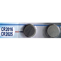 Baterie guzikowe z zestawu CR2016